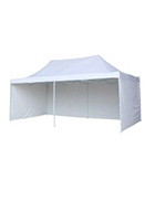 4x8m White Pop up Marquee With 3 Sides
