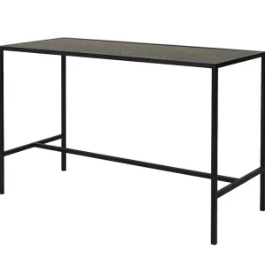 Black Rectangular Tapas table