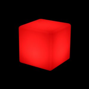 glow cube red