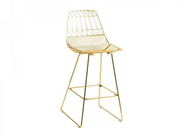 Gold Wire Stool