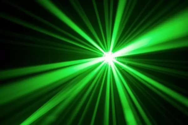 green laser light 