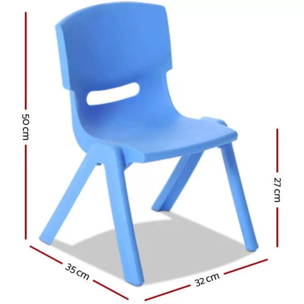blue kids chair hire