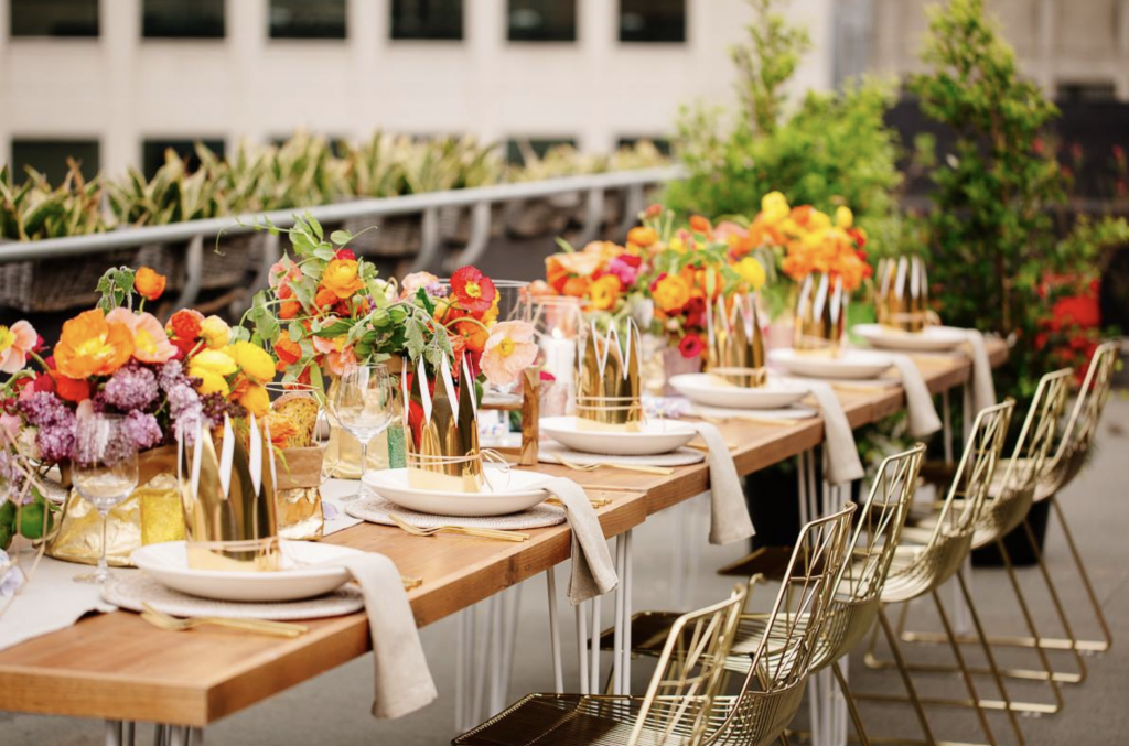 White Hairpin Banquet Table Hire - Table Hire in Sydney