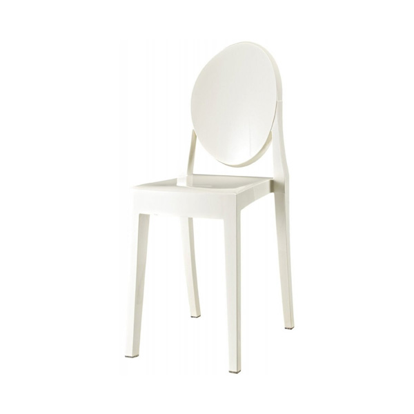 White Victorian Chair