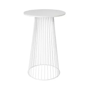 white wire cocktail table to hire