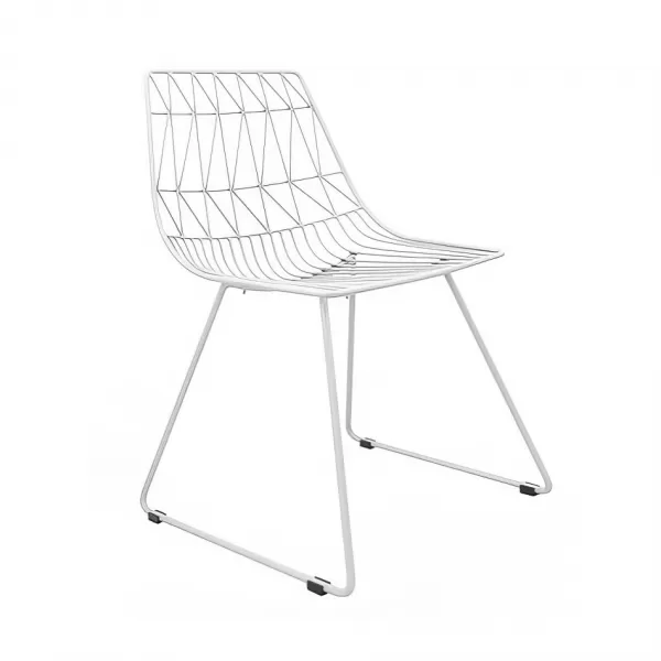 White wire chair hire