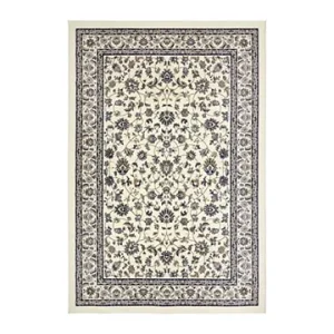 Persian Rug Blue and Ivory Large